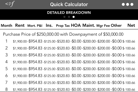 ProFormula - Real Estate Investment Analysis screenshot 4