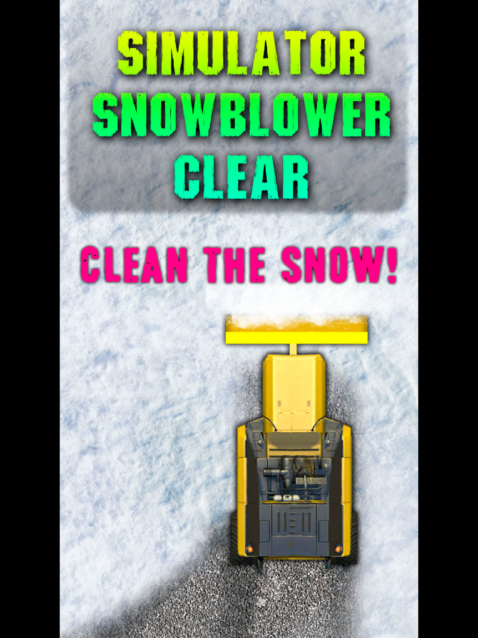 Simulator Snowblower Clear