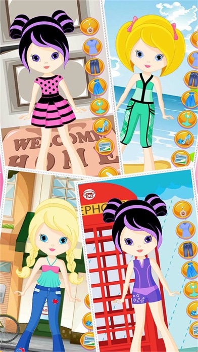 リトルガールドレスアップ人形 - 女の子のためのファッションメイクゲームのおすすめ画像5