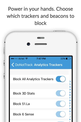 Do Not Track - Block tracking scripts and protect personal data while browsing screenshot 4