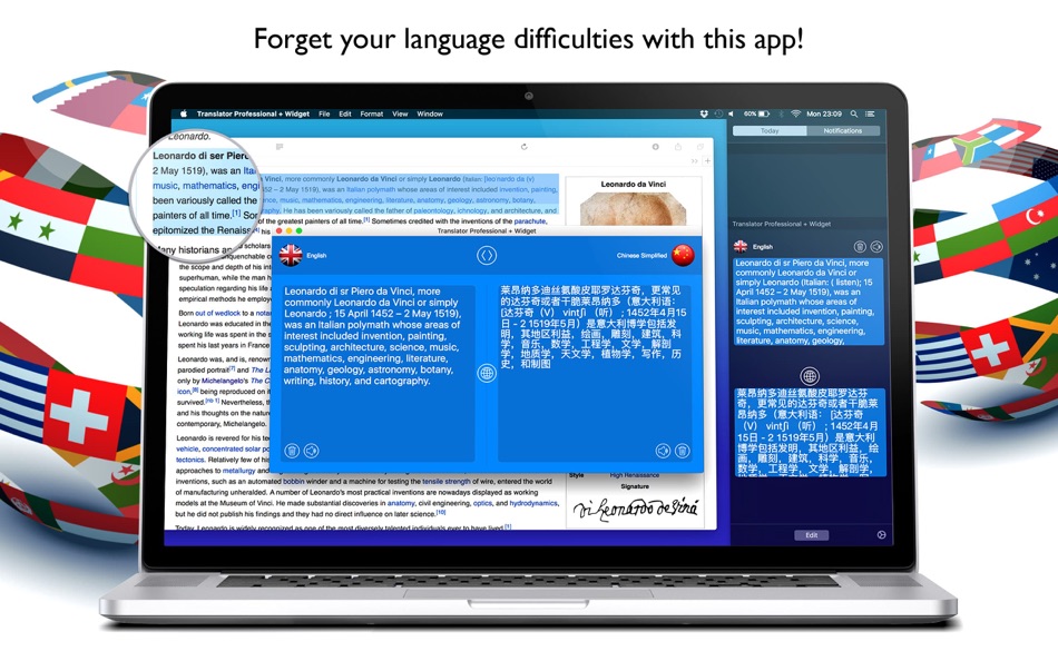 #1. Translator Professional+Widget (macOS) 由: Giacomo Guglielmi
