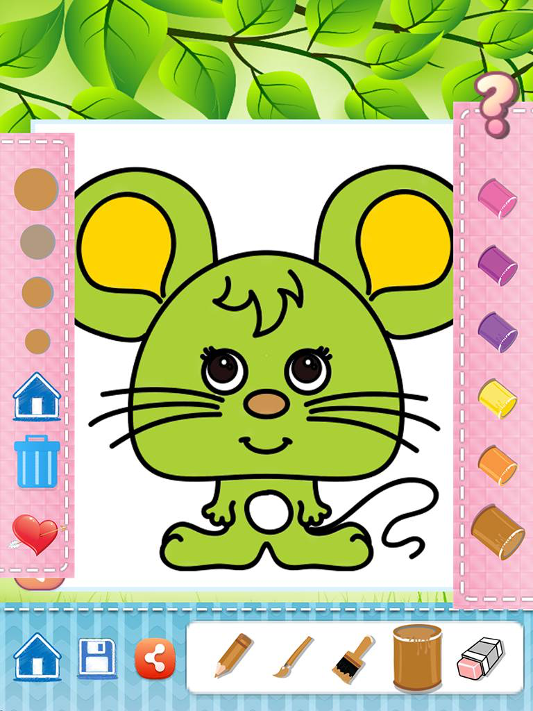 Farm Animals Drawing Coloring Book - Cute Caricature Art Ideas pages for kids screenshot 8