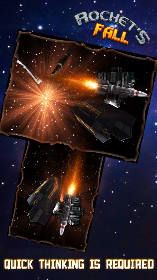 #3. Rocket's Fall : save your spaceship from aliens (iOS) 由: Atif Mumtaz