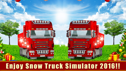 Big truck simulator: Christmas gift screenshot