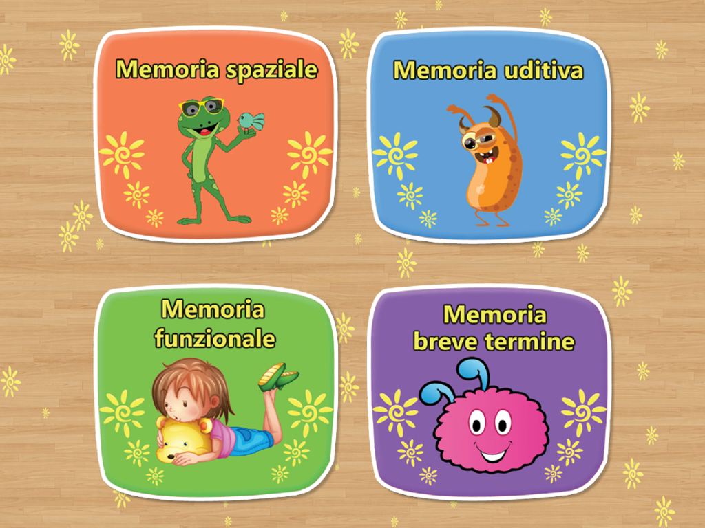 Un memory game per bambini