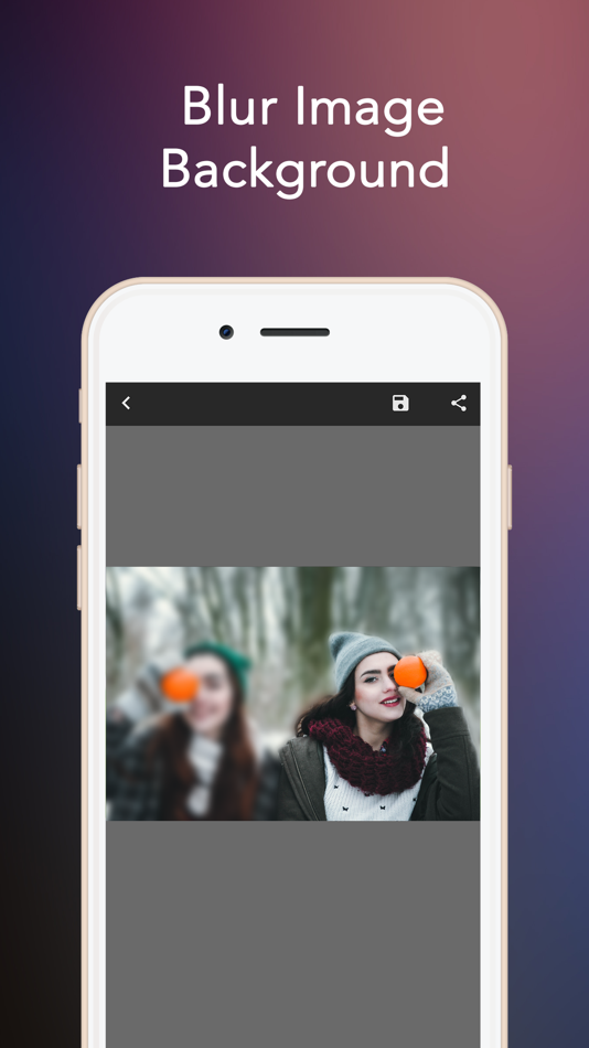 #5. Blur Image Background - DSLR Camera Effect (iOS) 由: Bhavik Savaliya