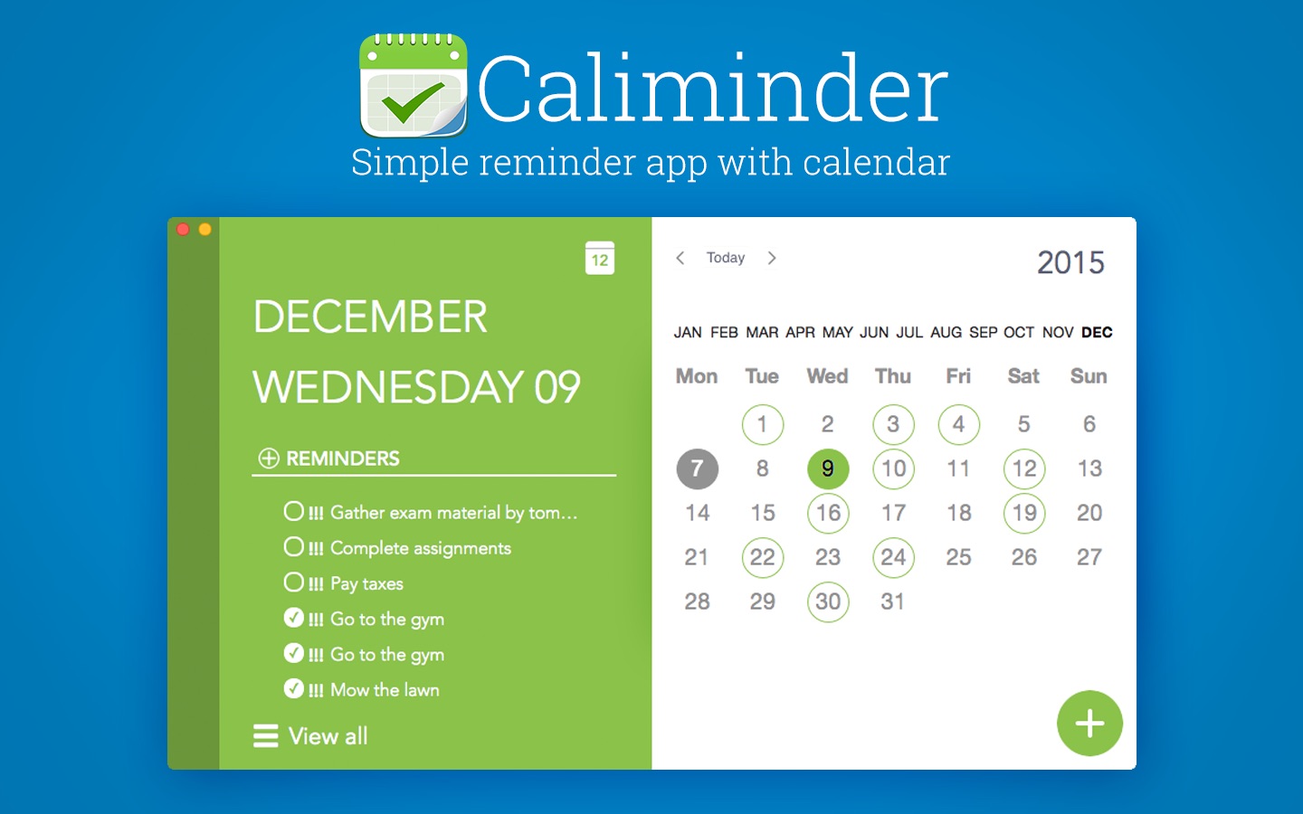 ‎Caliminder on the Mac App Store