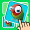 3D Memo match Bird Cards - Improve your kids brain with cute animal pair matching game