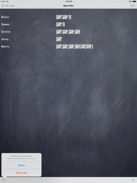 Screenshot #6 pour Tally List - counting made easy!