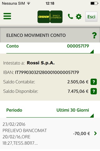 Credem Banca per imprese screenshot 2