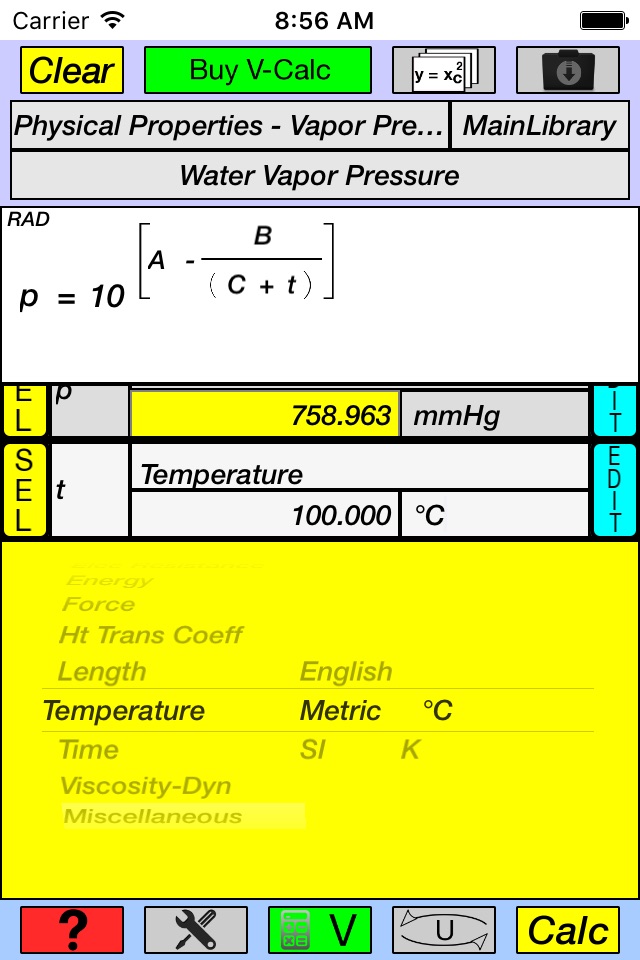 V-Calc Lite screenshot 2