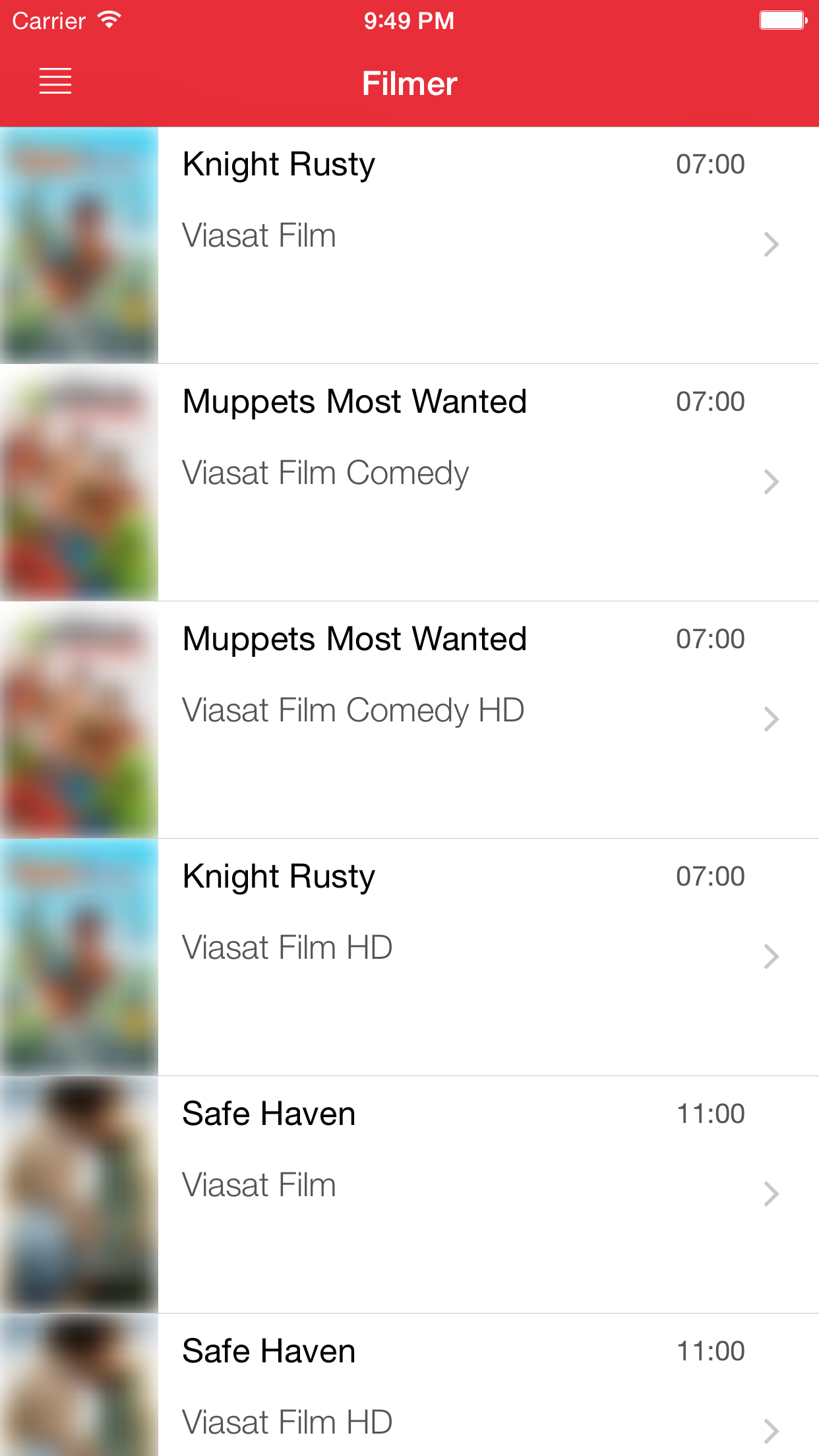 Svensk Gratis TV Guide screenshot 2