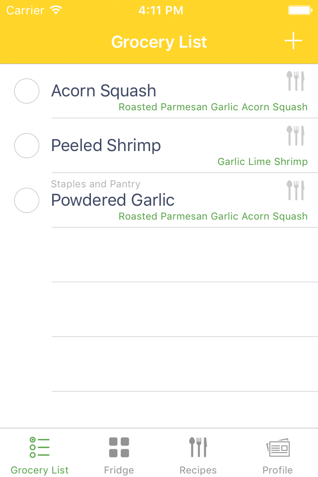 Frigo App