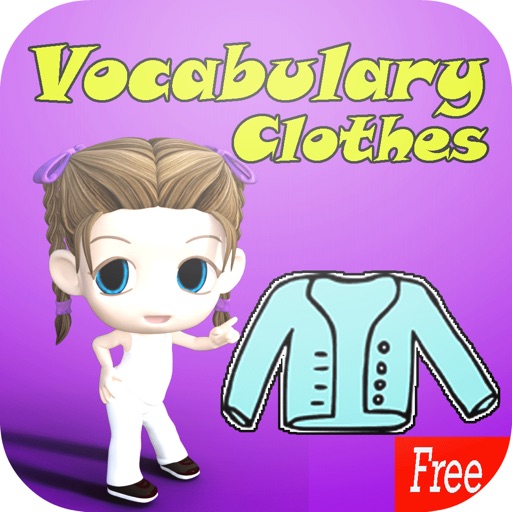 Learn English Vocabulary Clothes:Learning Education Games For Kids Beginner Icon