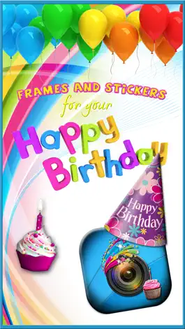 Game screenshot Frame Photos and Add Stickers with Happy Birthday Themes in Picture Editor mod apk