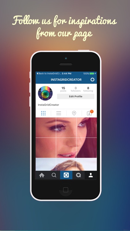 InstaGrids Creator Pro– Giant Photo College / Banners / Square Maker & Upload Pic for Instagram screenshot-4