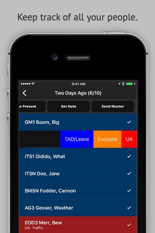 Muster PO - Keep track of your people screenshot 4