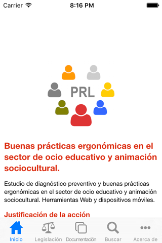 Ergo Ocio - Buenas Prácticas Ergonómicas en el Sector de Ocio Educativo y Animación Sociocultural screenshot 3