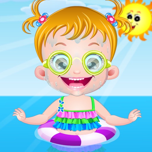 Baby Hazel in the Sand iOS App