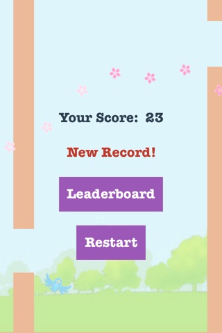 Flying Sakuras Free - Live classic sweat with pink bird game App screenshot 4
