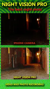 Night Vision True HDR - See In The Dark (NightVision Real In Low Light Mode) Green Goggles Binoculars with Camera Zoom Magnify (Video, Photo) and Private / Secret Folder Pro screenshot #4 for iPhone