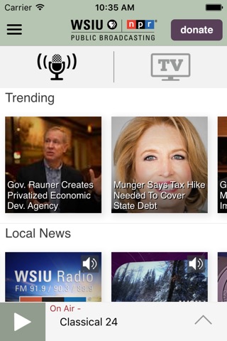 WSIU Public Media App screenshot 2