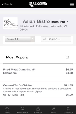 863ToGo Restaurant Delivery Service screenshot 3