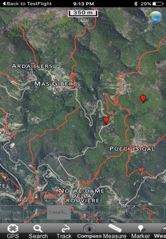 Cevennes NP GPS Map navigator screenshot 2