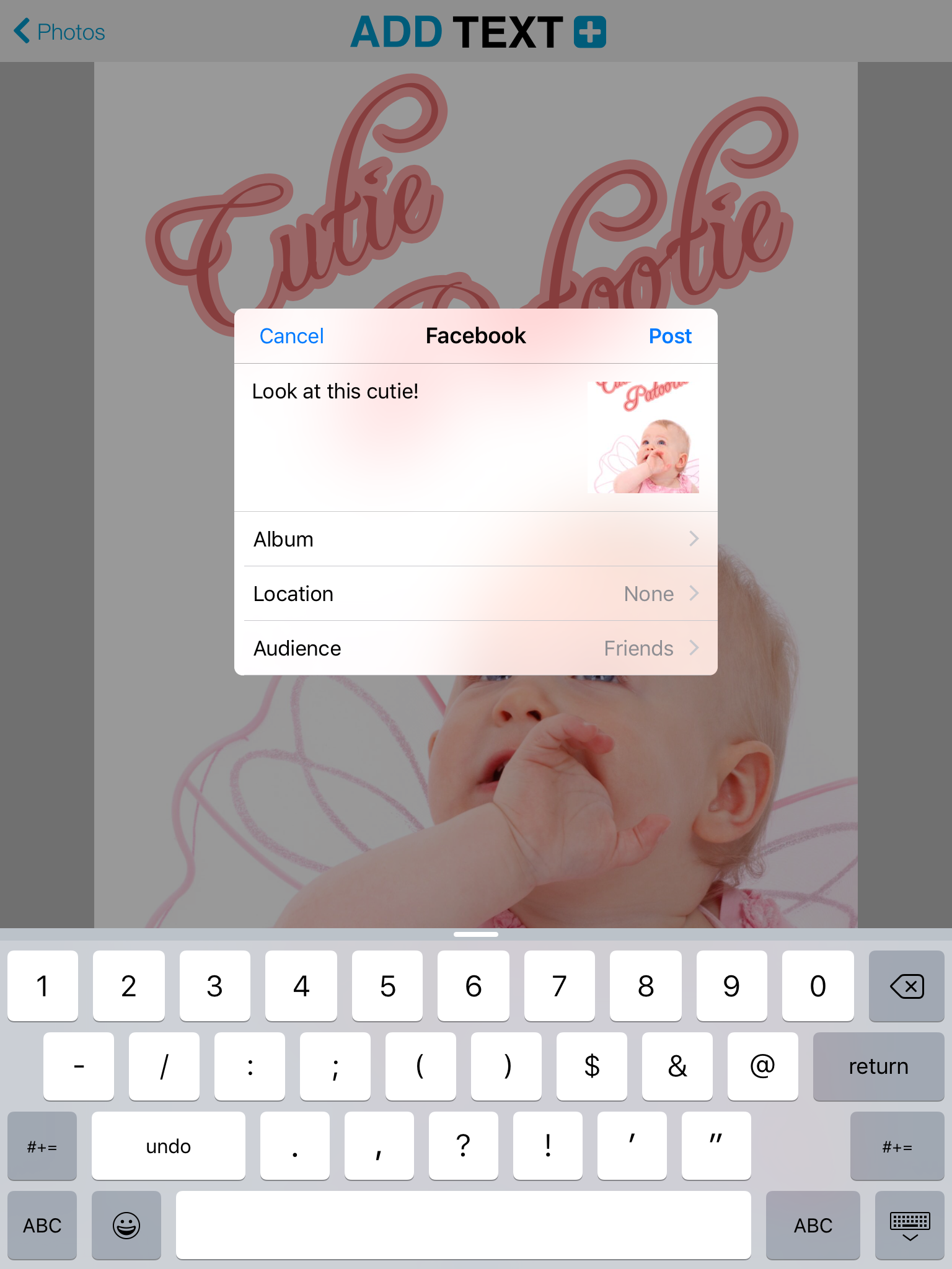 AddText - to your photos