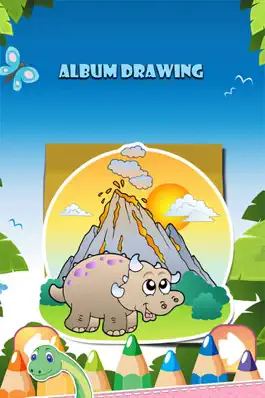 Game screenshot Dino Drawing Coloring Book Painting Pages mod apk