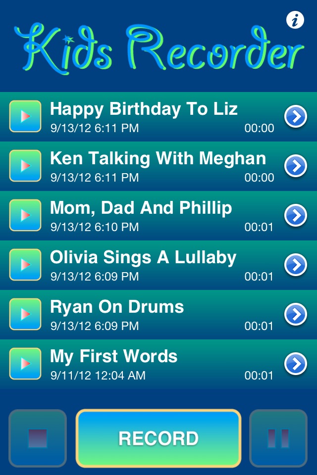 Kids Recorder screenshot 2