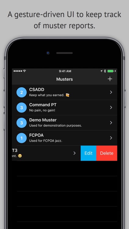 Muster PO - Keep track of your people