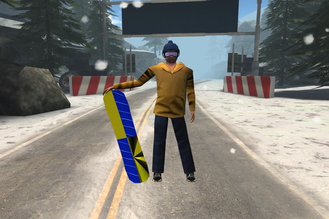 3D Snowboard Racing - eXtreme Snowboarding Crazy Race Games screenshot 2