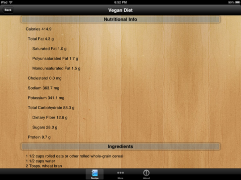 Screenshot #6 pour Vegan Diet Free - A Vegan Guide to Healthy Eating