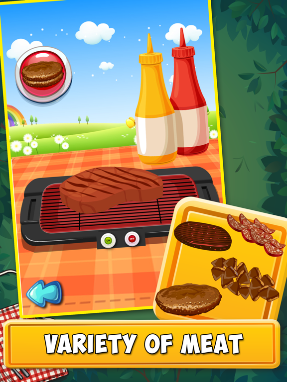 Burger Maker-Free Fast Food Cooking and Restaurant Manager Game for Kids,Boys & Girls iPad screenshot