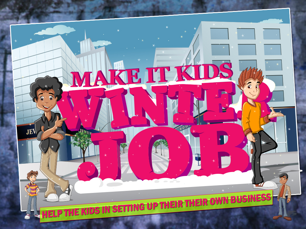 Make It Kids Winter Job - Build, design and decorate a coffee shop business and sell snacks as little entrepreneurs screenshot 6