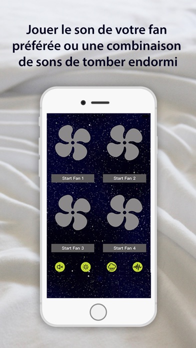 Screenshot #1 pour NiteFan - White Noise Fan App