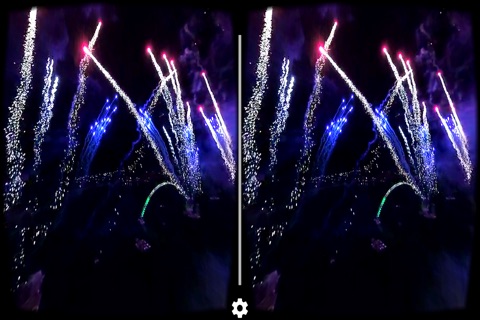 VR Virtual Reality Drone Flight inside Fireworks screenshot 4