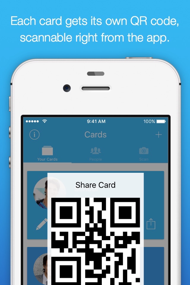 CardShare - Swap contact info with one tap screenshot 3