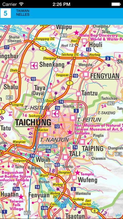 Taiwan. Tourist map. screenshot-3