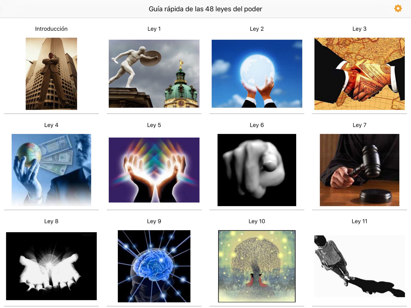 Guía Rápida de las 48 Leyes del Poder ipad screenshot 3