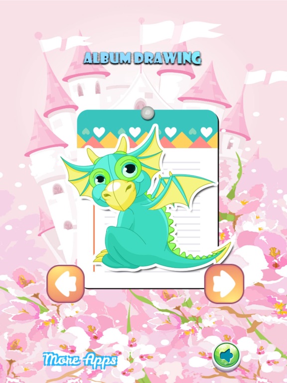 Screenshot #5 pour Livre De Coloriage Dessin Dragon - caricature mignonne art idées pages pour les enfants