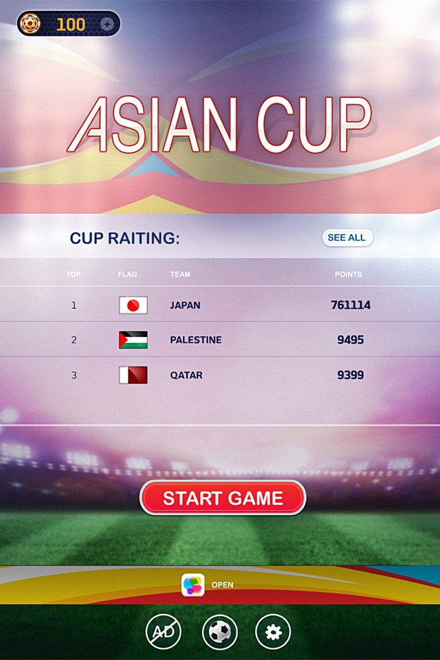 Free Kick Asian Cup 2016 screenshot 4