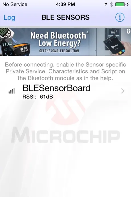 BLE Sensor App