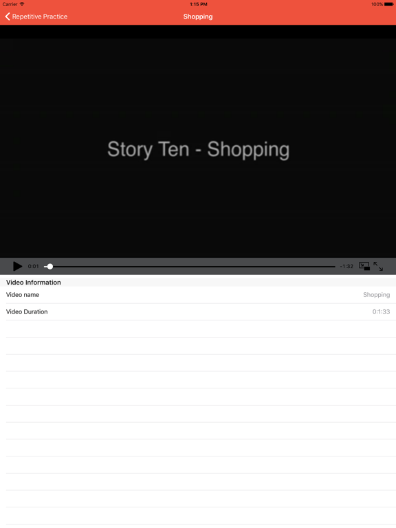 Screenshot #5 pour BSL Level 1 Receptive practice