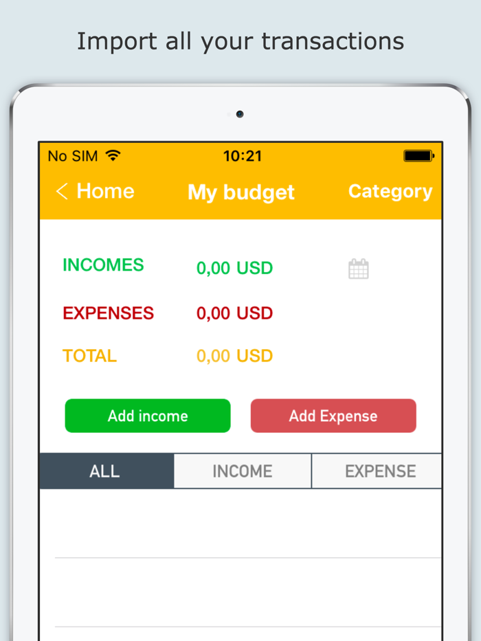 Money Control - My Budget book - Income and Expense Tracker »