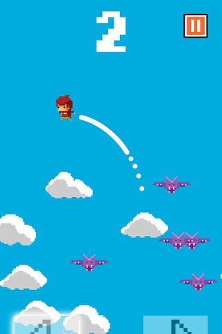 Bat Hunt - Simple 8bit jump action game - screenshot 2