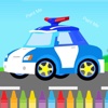 Preschool Kids Coloring Game For Robocar poli Edition