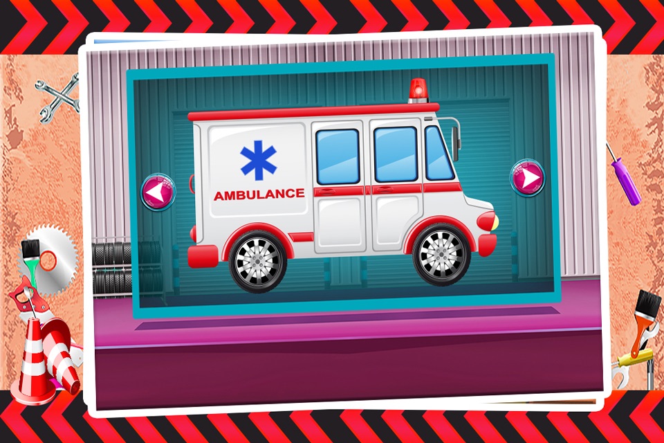 Ambulance Repair Shop – Fix the vehicle in this crazy mechanic game screenshot 2