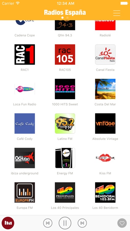 Radio España FM (Spain Live Stream Radios Player)